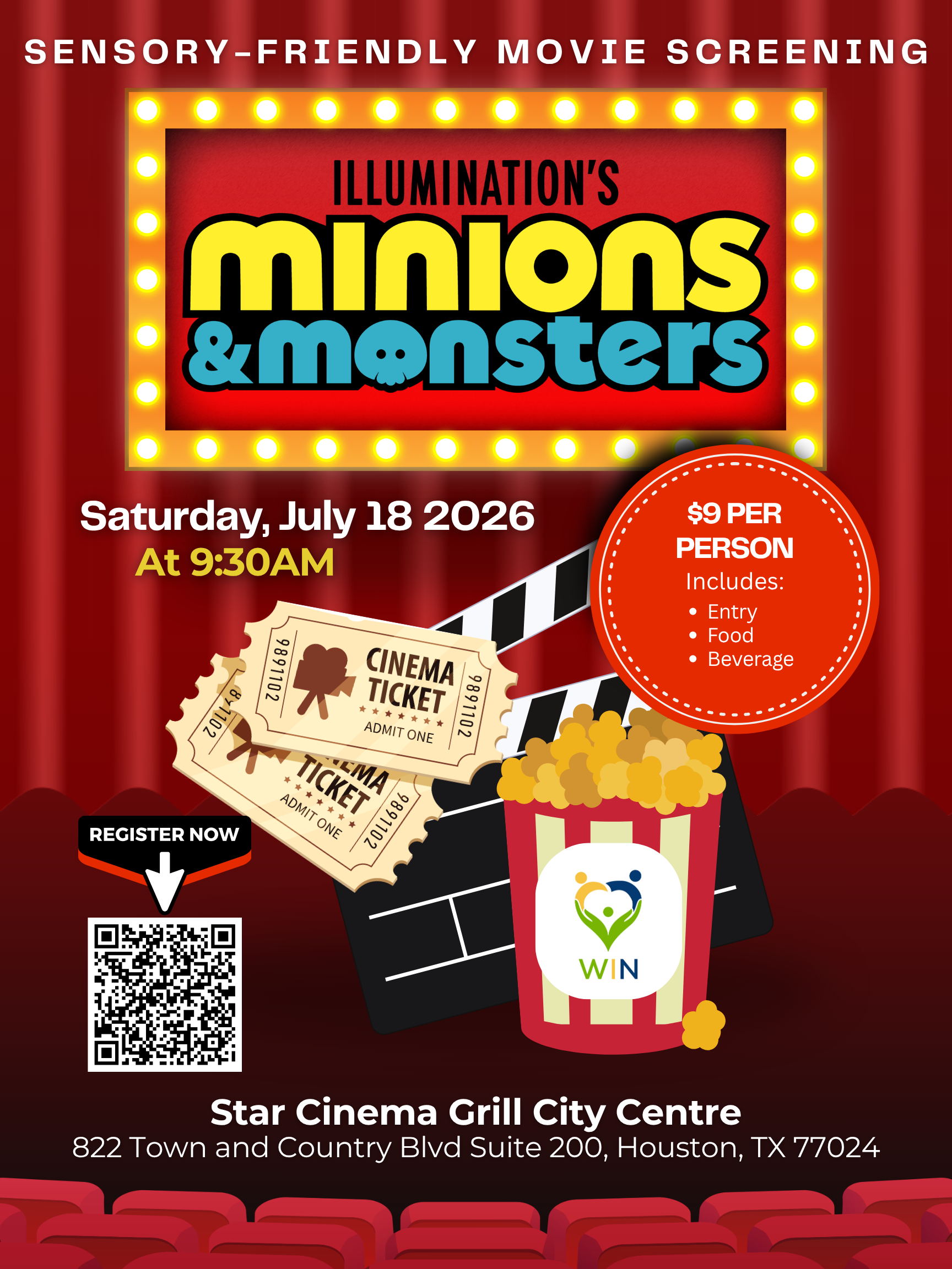 Minions & Monsters Sensory-Friendly Movie Screening